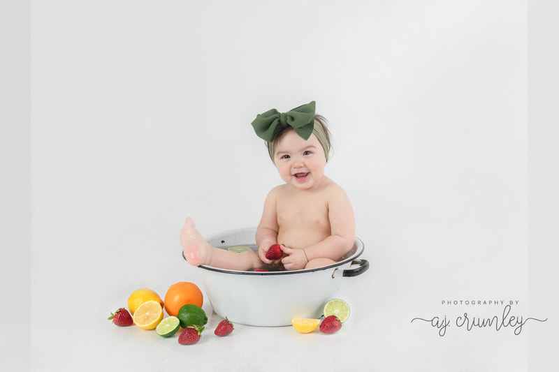 baby milk bath photography